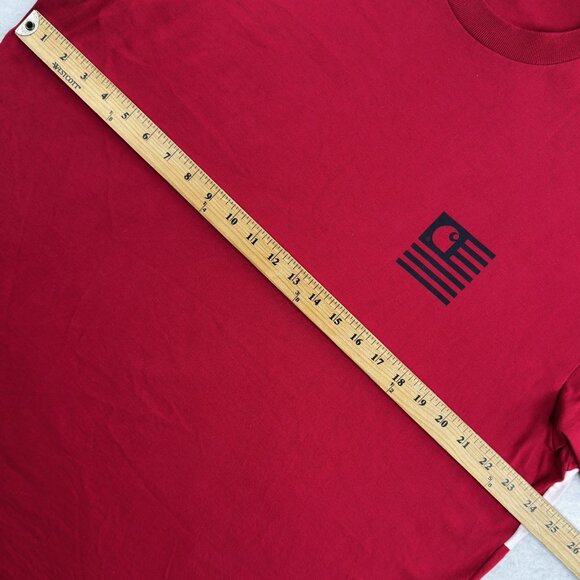 Carhartt Wip Men’s XXL S/S Coast State T-Shirt Arcade Red 1031754-12 Streetwear - Picture 7 of 8